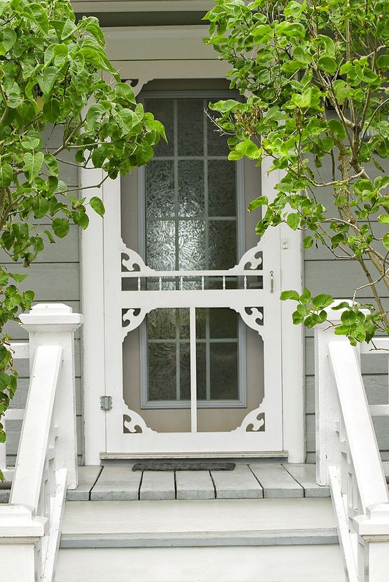 Vintage charm front door.